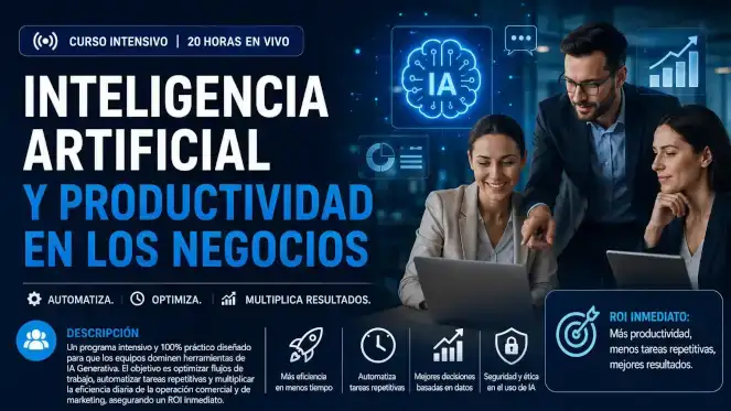 Imagen del curso Curso: Analítica Estratégica e Inteligencia de Datos Impulsada por IA